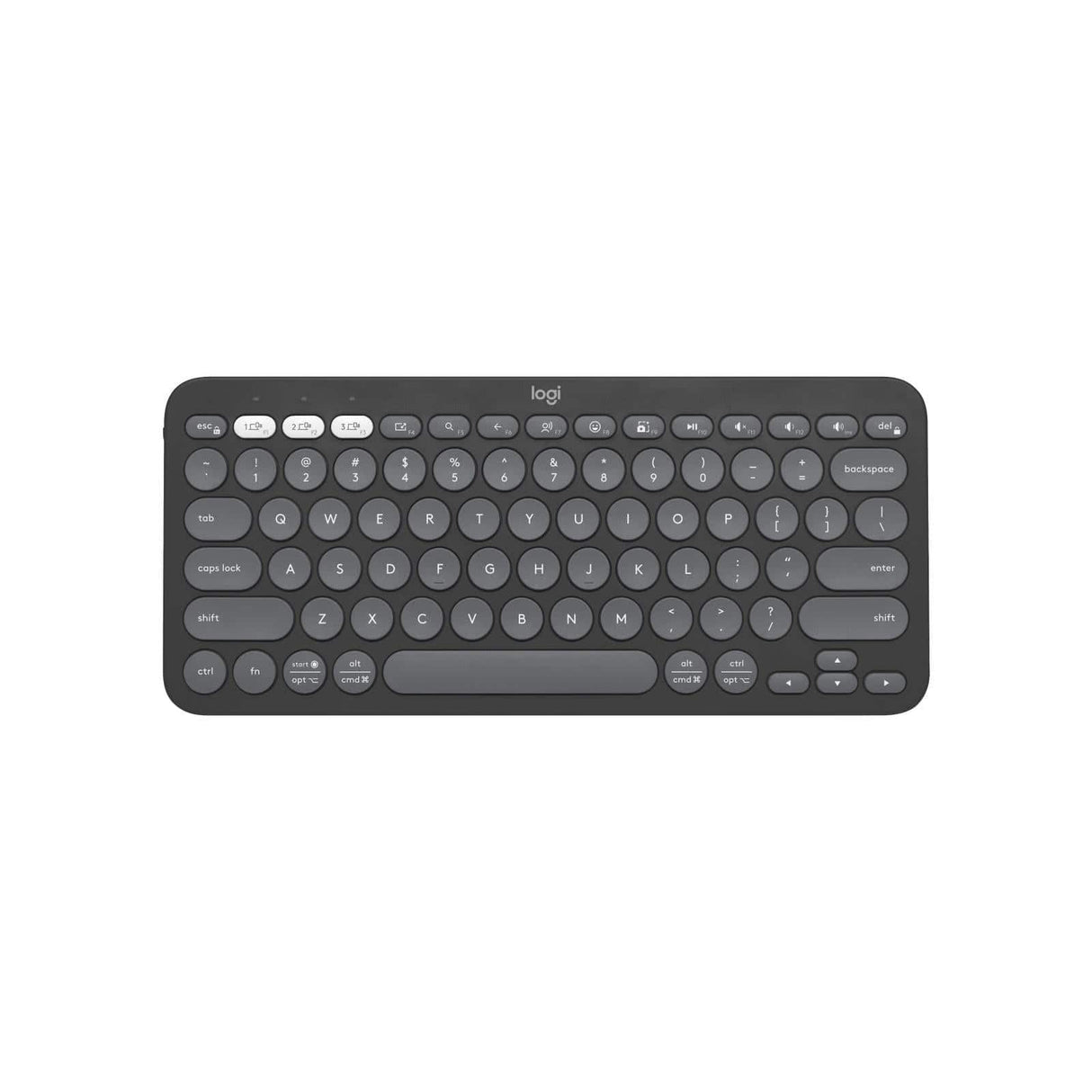 Logitech® Pebble Keys 2 K380s Bluetooth Keyboard Graphite 920-011753
