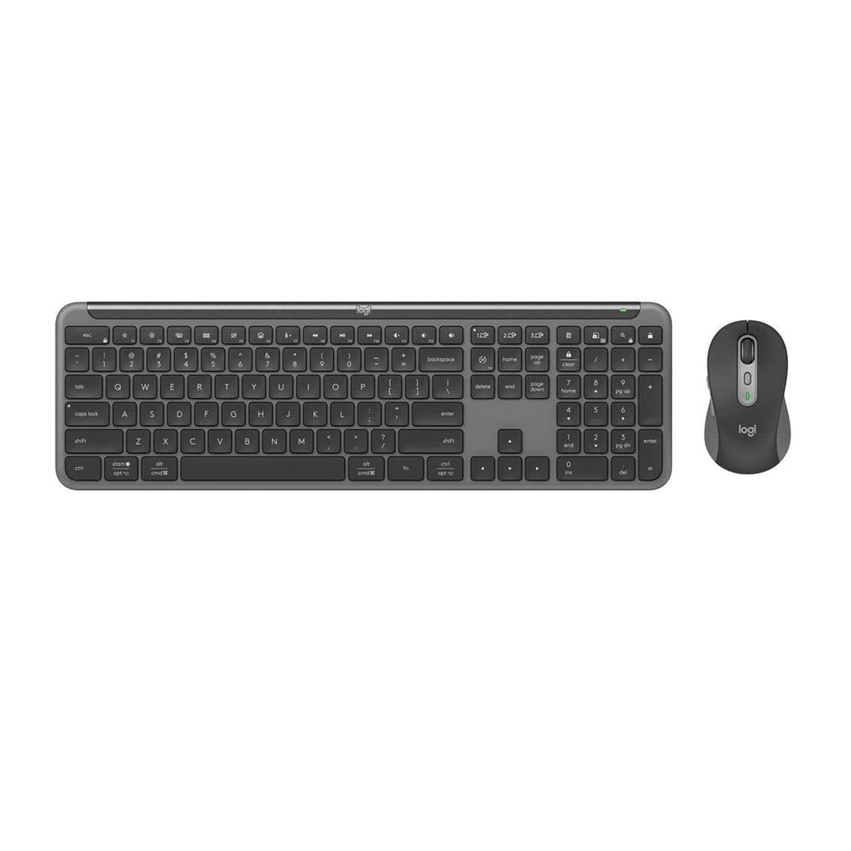 Logitech® Signature Slim MK950 Keyboard and Mouse Combo Graphite 920-012477