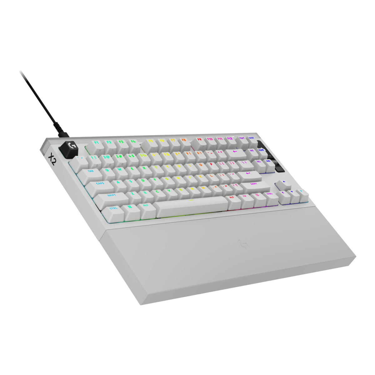 Logitech PRO X2 RAPID TKL Wired Gaming Keyboard White 920-014097