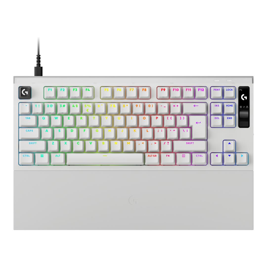 Logitech PRO X2 RAPID TKL Wired Gaming Keyboard White 920-014097