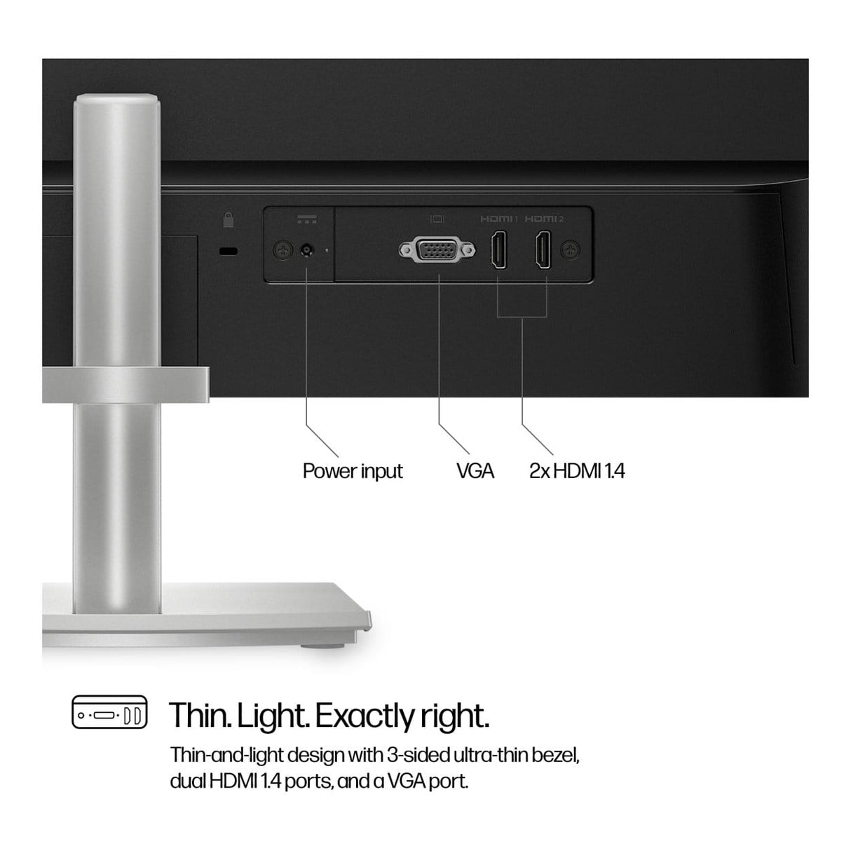HP Series 5 527sh 27-inch 1920 x 1080p FHD 16:9 100Hz 5ms LCD IPS Height Adjust Monitor 94C50AS