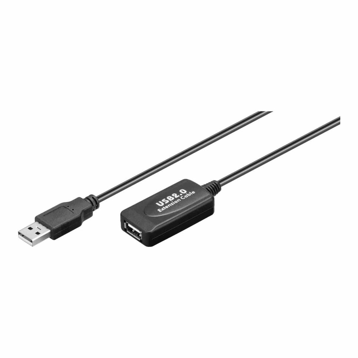 Goobay 10m Active USB 2.0 Extension Cable Black 95119