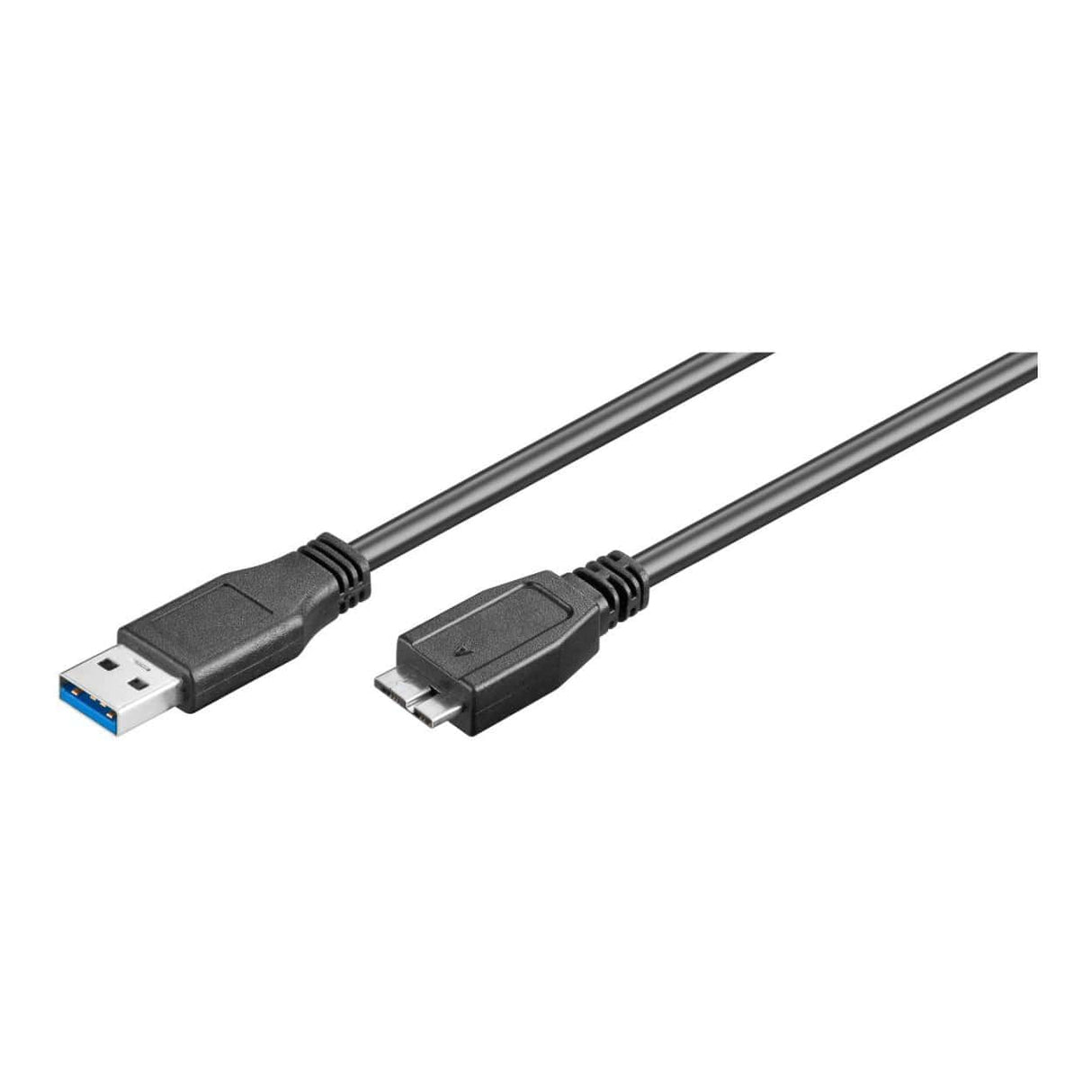 Goobay 1m USB-A 3.0 to Micro B SuperSpeed Cable Black 95169