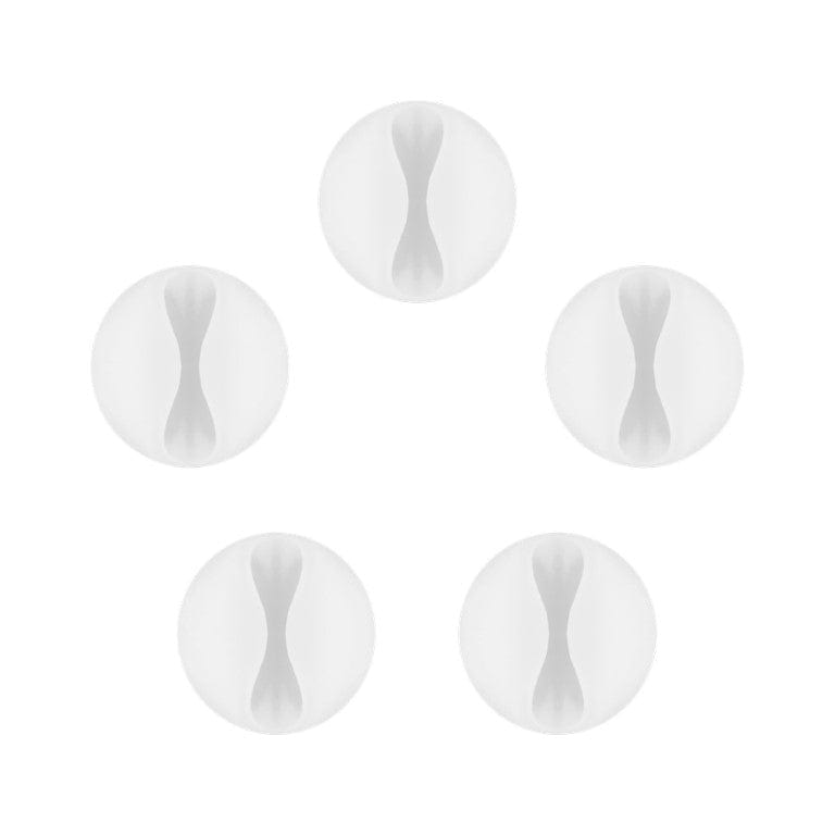 Goobay Cable Management 1-slot 5-piece Set White 95183