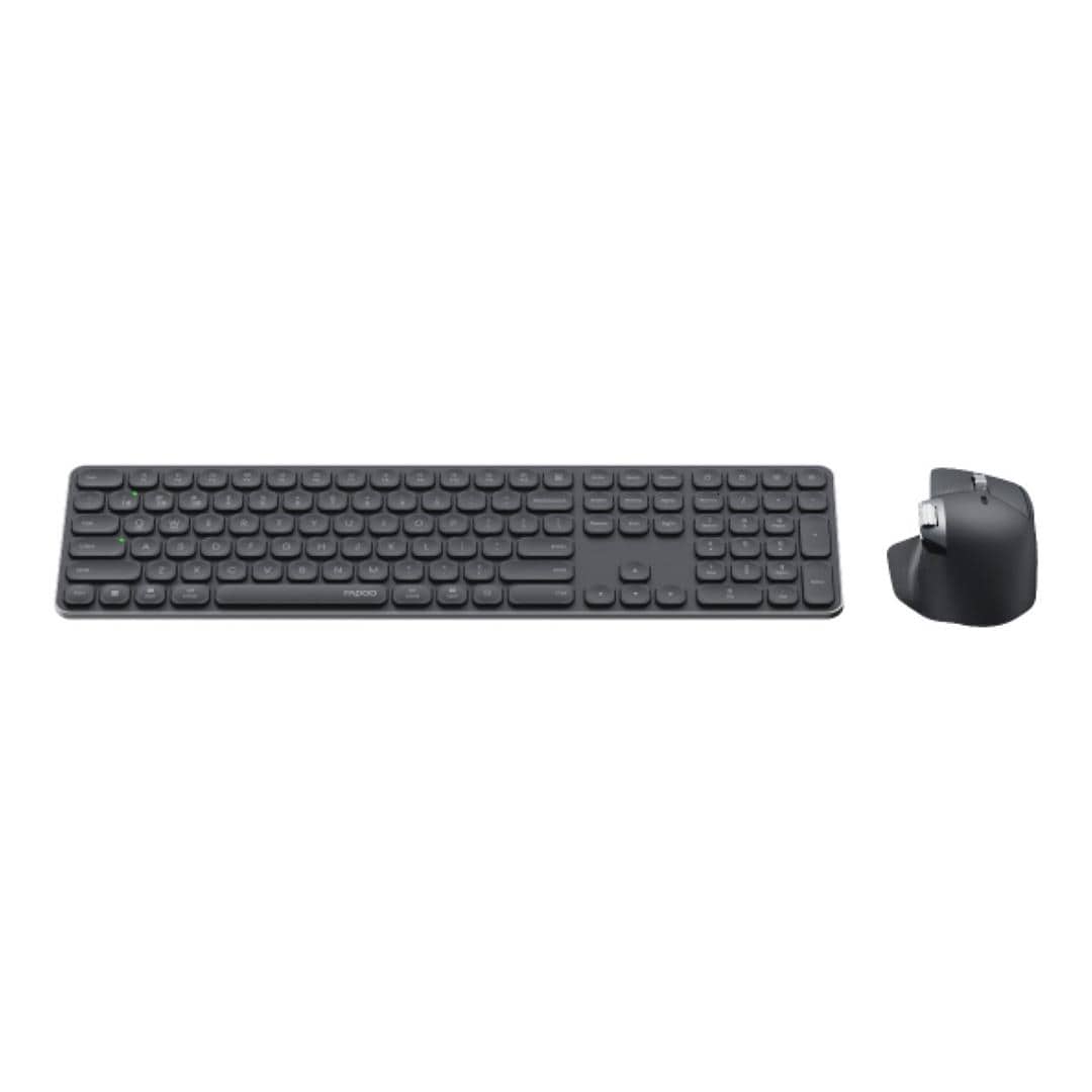 Rapoo Multi-Mode Blade Ultra Slim Wireless Keyboard and Mouse Combo Black 9560M