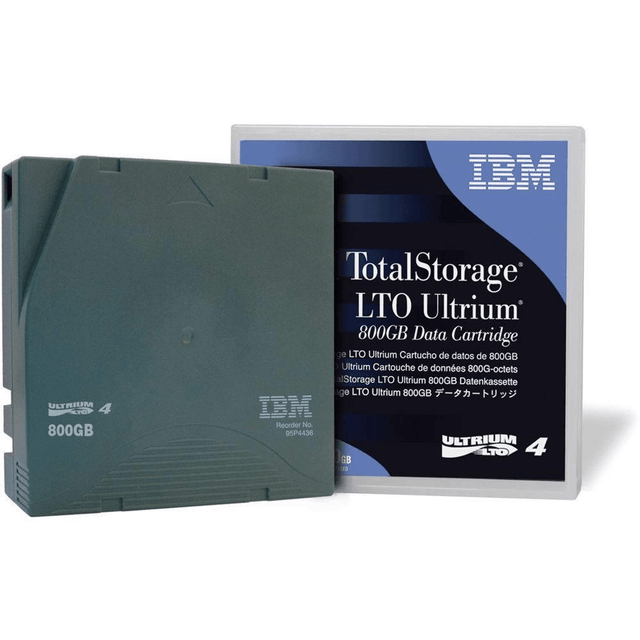 IBM LTO Ultrium 4 800GB/1.6TB Tape Cartridge Blank Data Tape 95P4436
