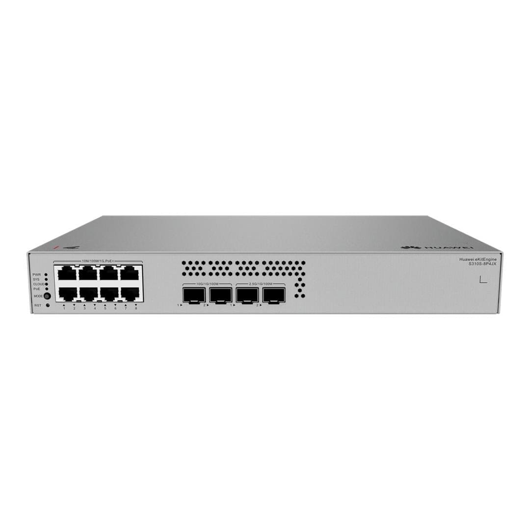 Huawei eKit S310S Series S310S-8P4JX 1U L2+ Gigabit Ethernet PoE Managed Switch 98012479
