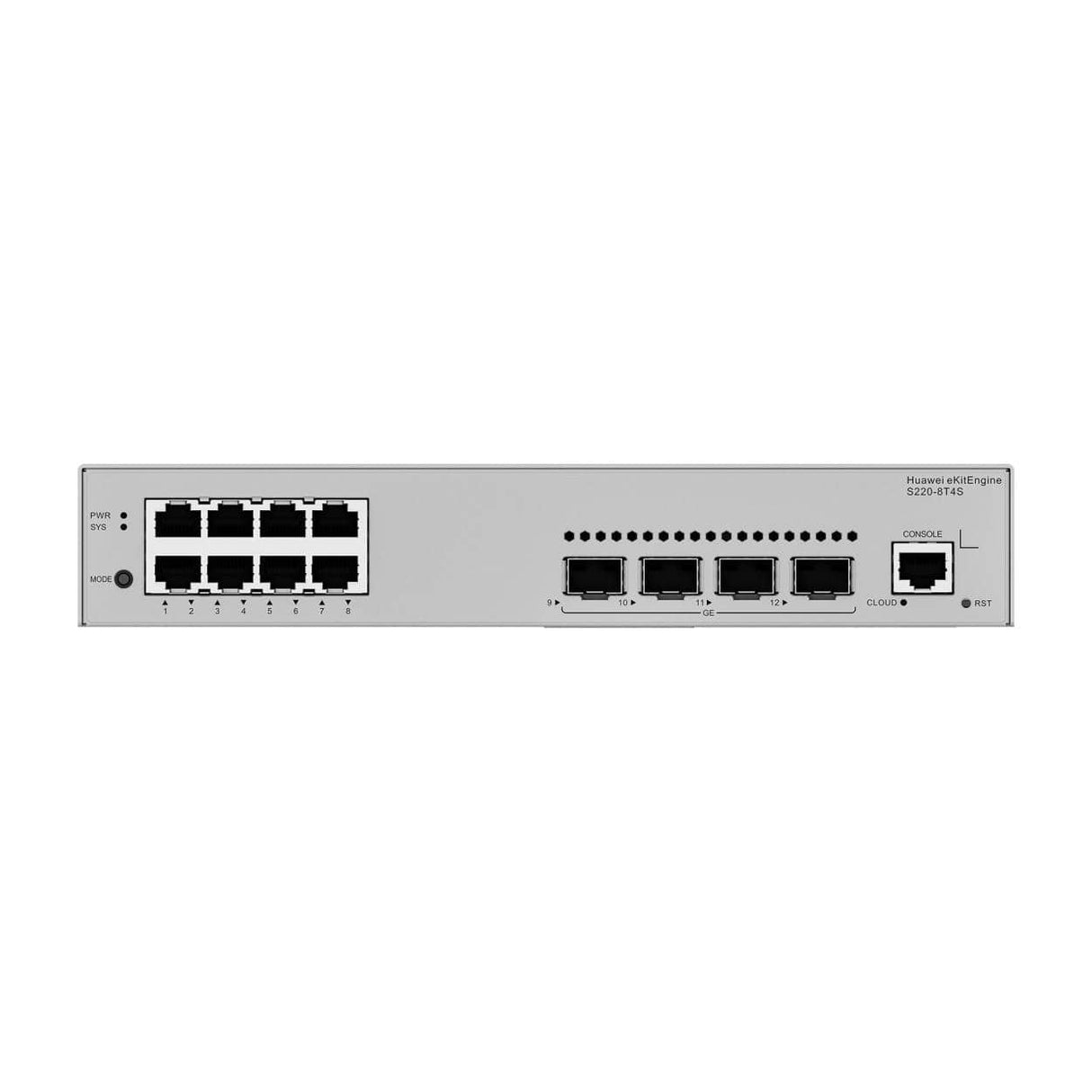 Huawei eKit S220-8T4S Layer 2 8-port 10/100/1000BASE-T 4-port 1GE SFP Managed Switch 98012551