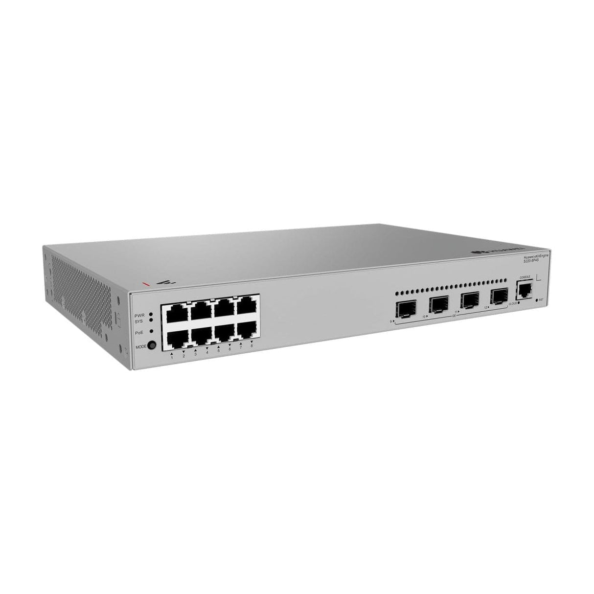 Huawei eKit S220-8P4S Layer 2 8-port 10/100/1000BASE-T 125W POE+ 4-port 1GE SFP Managed Switch 98012552