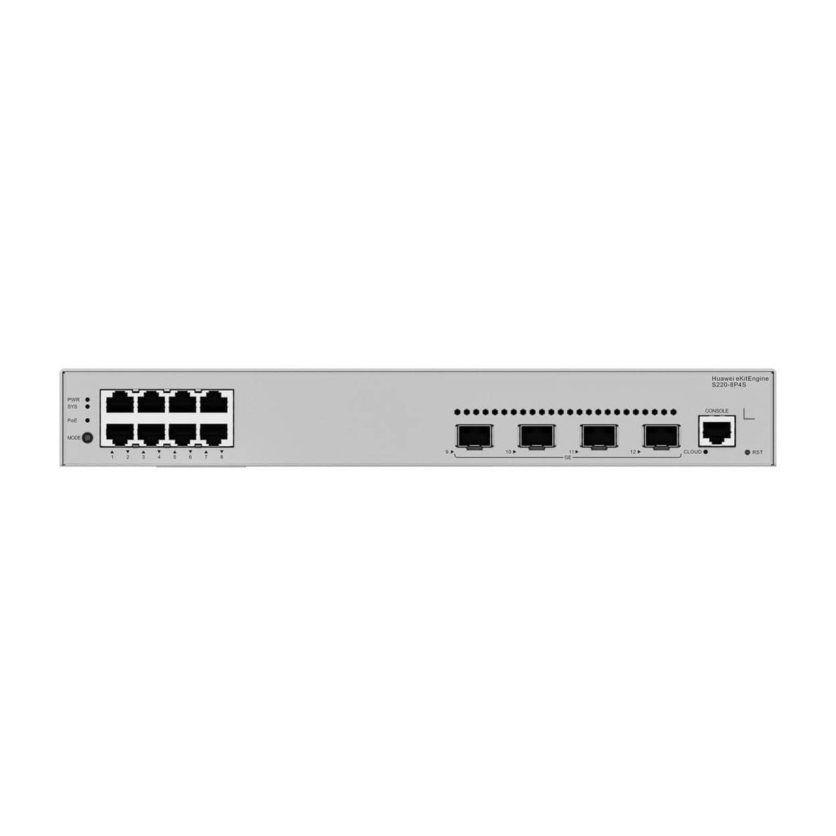Huawei eKit S220-8P4S Layer 2 8-port 10/100/1000BASE-T 125W POE+ 4-port 1GE SFP Managed Switch 98012552