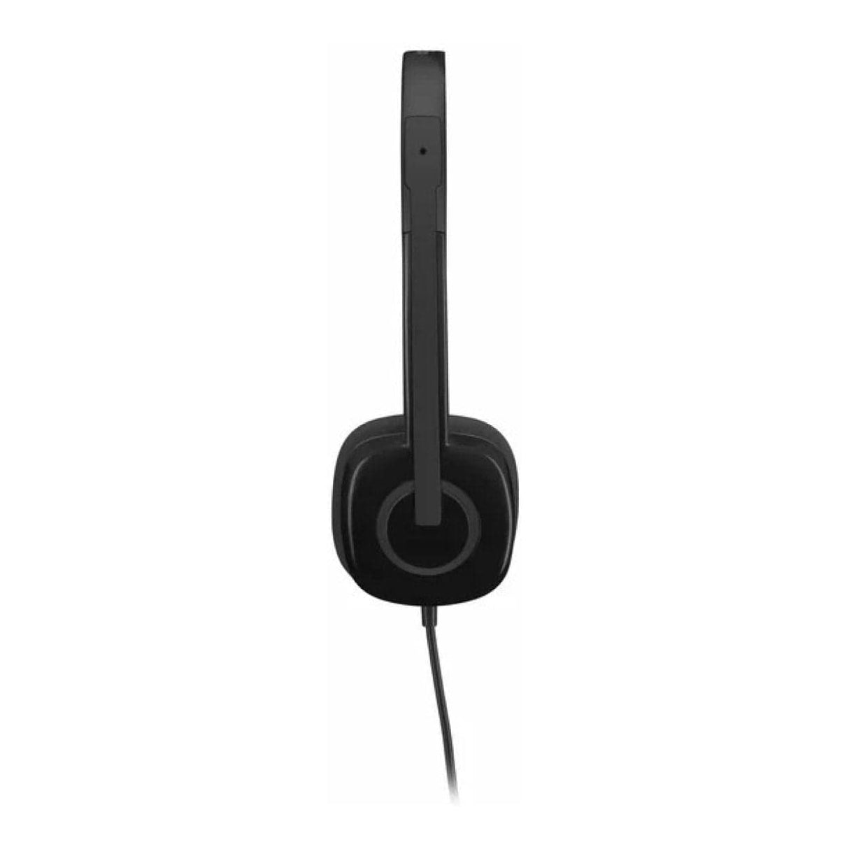 Logitech® H151 Stereo Headset With Noise-Cancelling Mic Black 981-000590