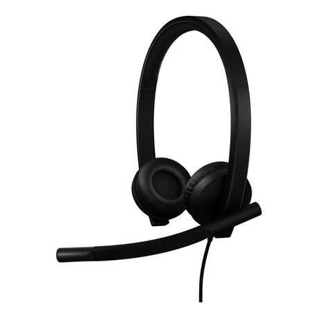 Logitech H570e USB Type-A Wired Headset Black 981-001430