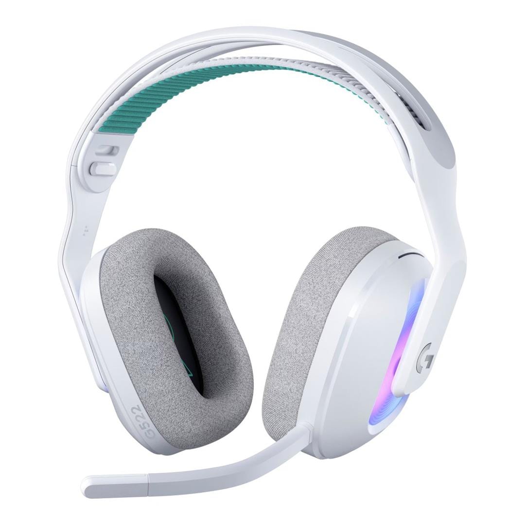 Logitech G522 LIGHTSPEED Wireless Gaming Headset with LIGHTSYNC RGB White 981-001550