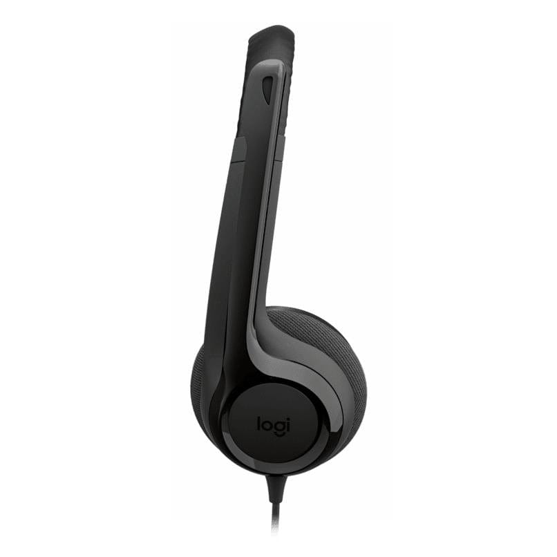 Logitech H390 USB Headset with Noise-Cancelling Mic Black 981-001576