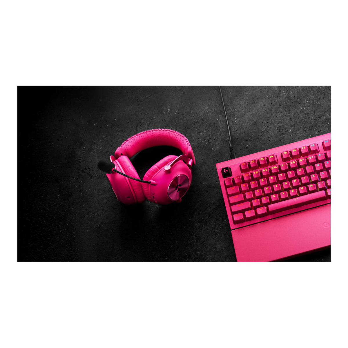 Logitech PRO X3 LIGHTSPEED Wireless Gaming Headset Magenta 981-001756