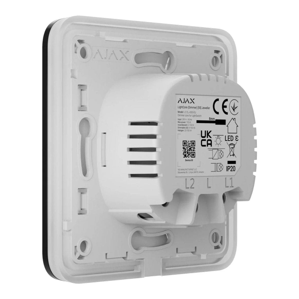 Ajax Security Dimmer SoloButton Black 98607.257.BL1