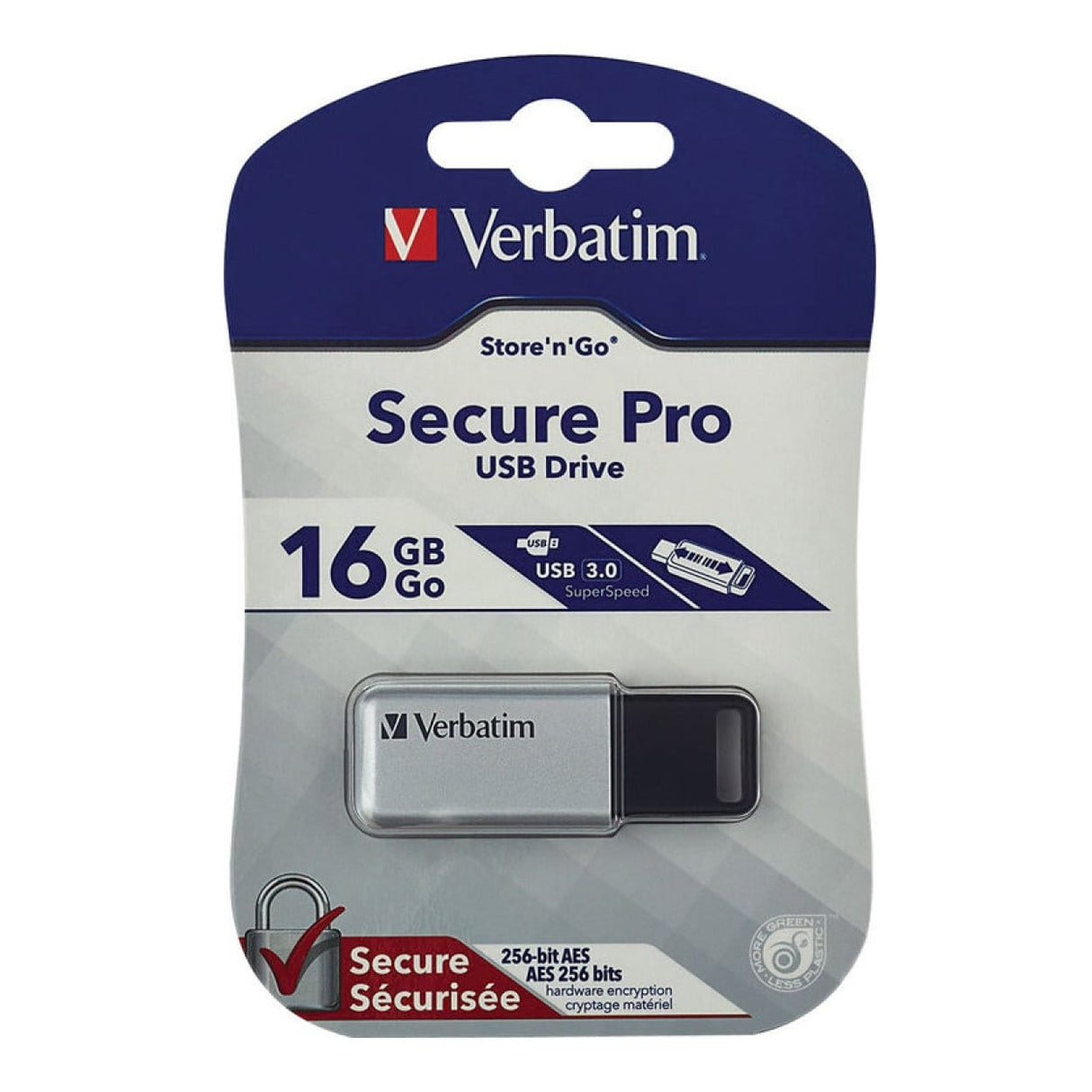 Verbatim Store n Go Secure Pro 16GB USB Flash Drive 98664