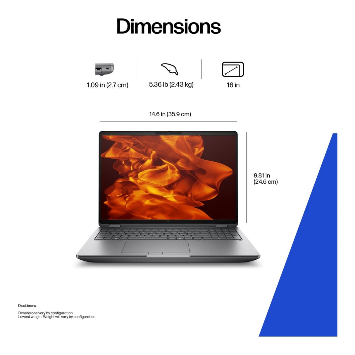 HP ZBook Fury G1i 16-inch WUXGA AI Mobile Workstation - Intel Core Ultra 7 255HX 1TB SSD 32GB RAM RTX PRO 3000 Win 11 Pro