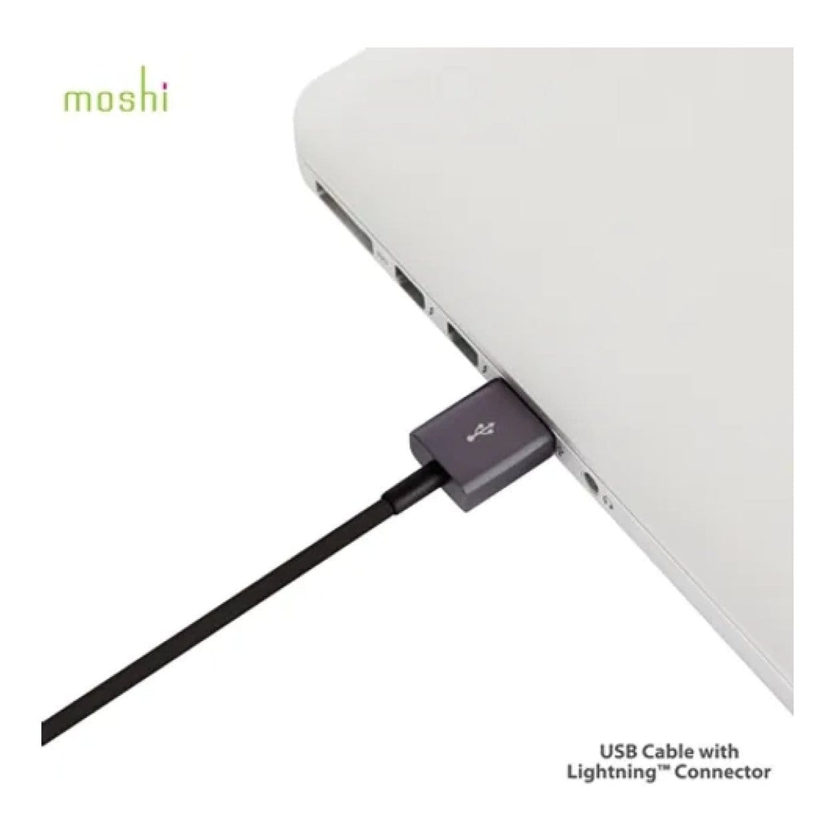 Moshi 1m USB to Lightning Connection Cable Black 99MO023006
