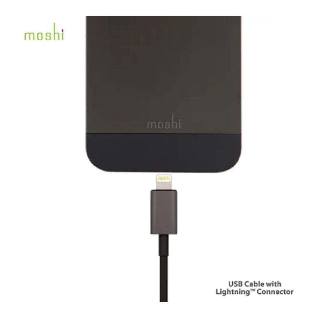 Moshi 1m USB to Lightning Connection Cable Black 99MO023006