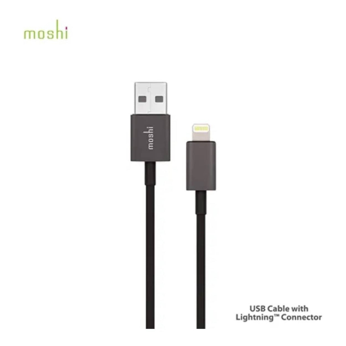 Moshi 1m USB to Lightning Connection Cable Black 99MO023006
