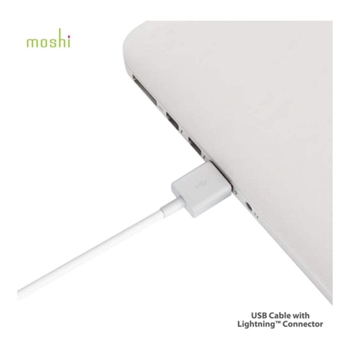 Moshi 1m USB to Lightning Charging Cable White 99MO023119