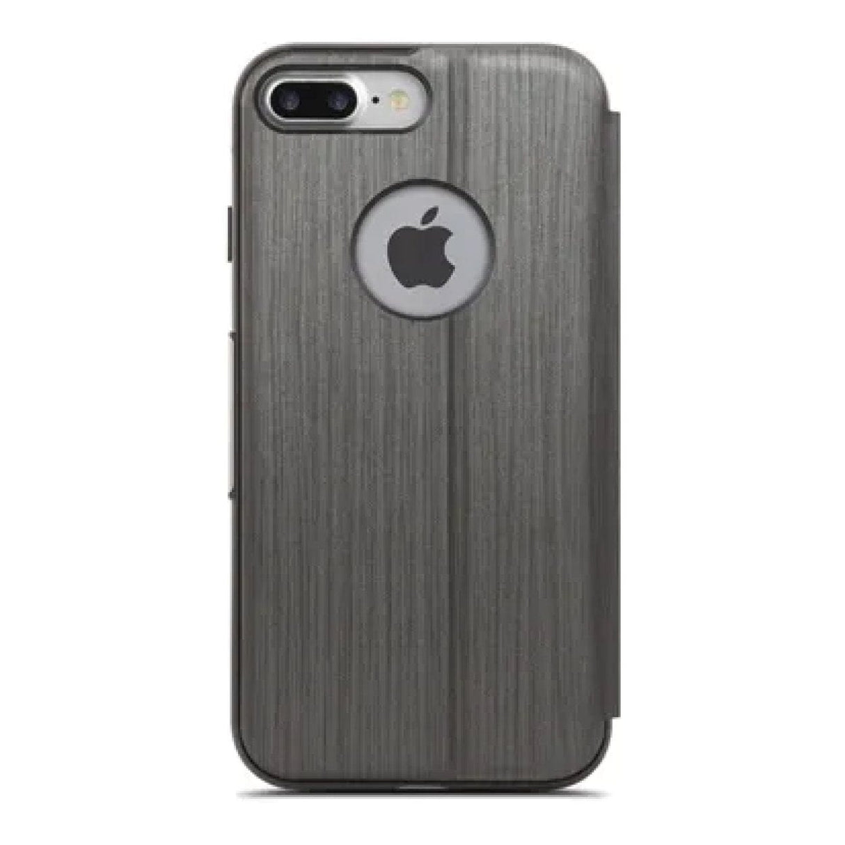 Moshi SenseCover Touch-Sensitive Flip Case for iPhone 8 Plus - Steel Black 99MO072009