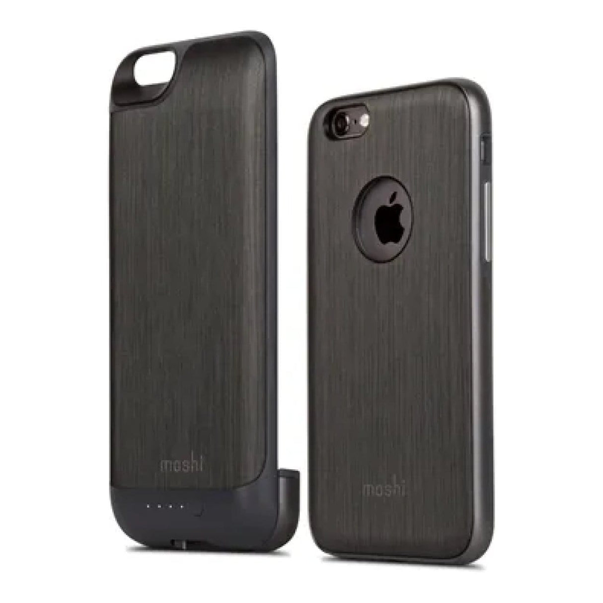 Moshi iGlaze ION Slide-on Portable Battery Charging Case for iPhone 6 - Steel Black