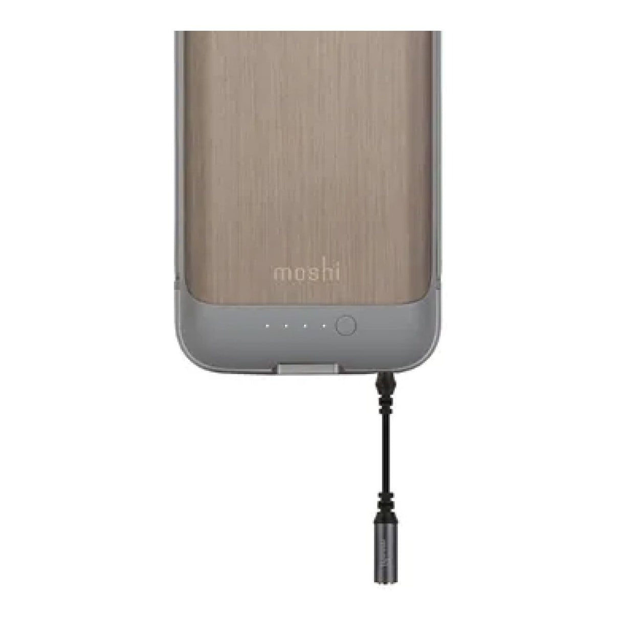 Moshi iGlaze ION Slide-on Portable Battery Charging Case for iPhone 6 - Brushed Titanium