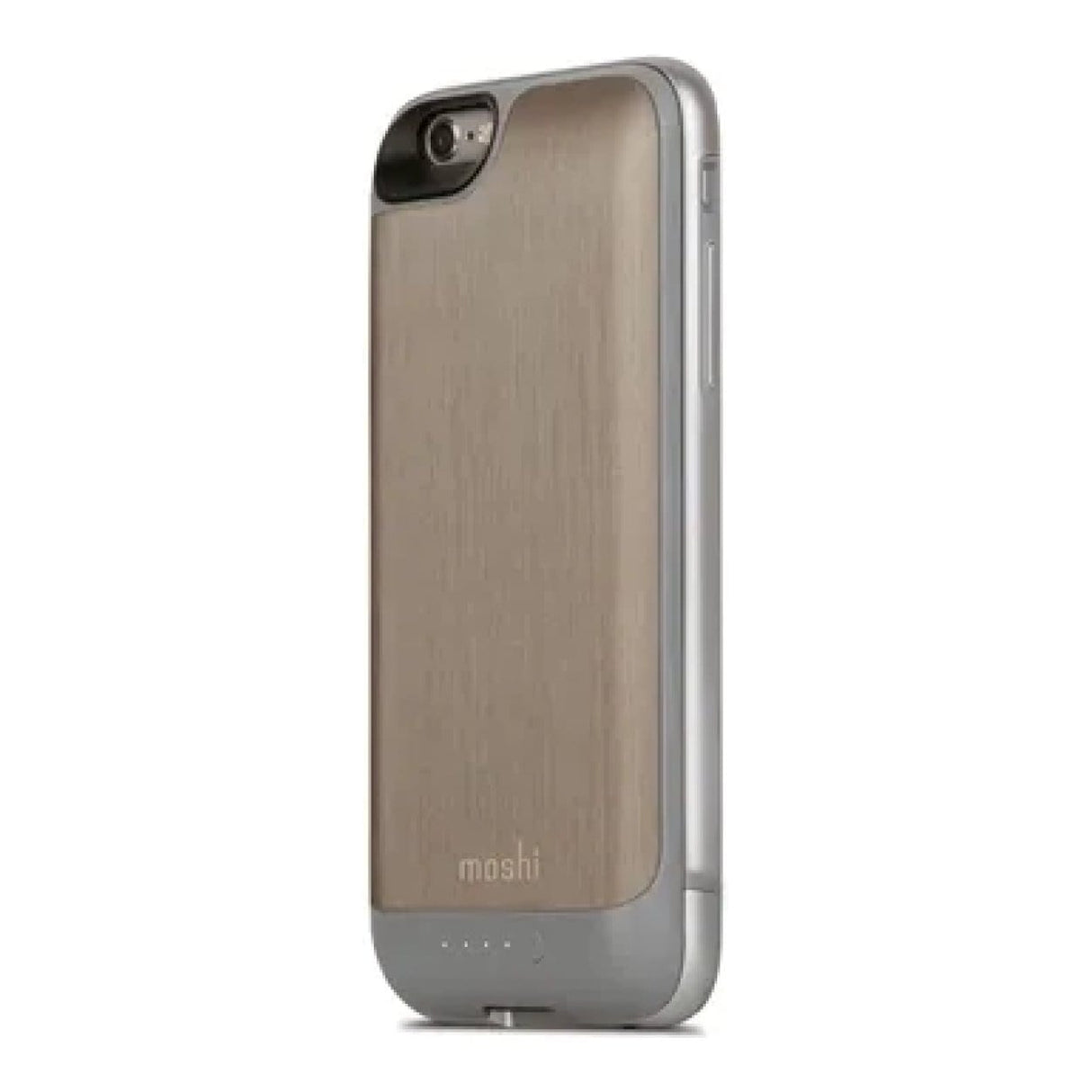 Moshi iGlaze ION Slide-on Portable Battery Charging Case for iPhone 6 - Brushed Titanium