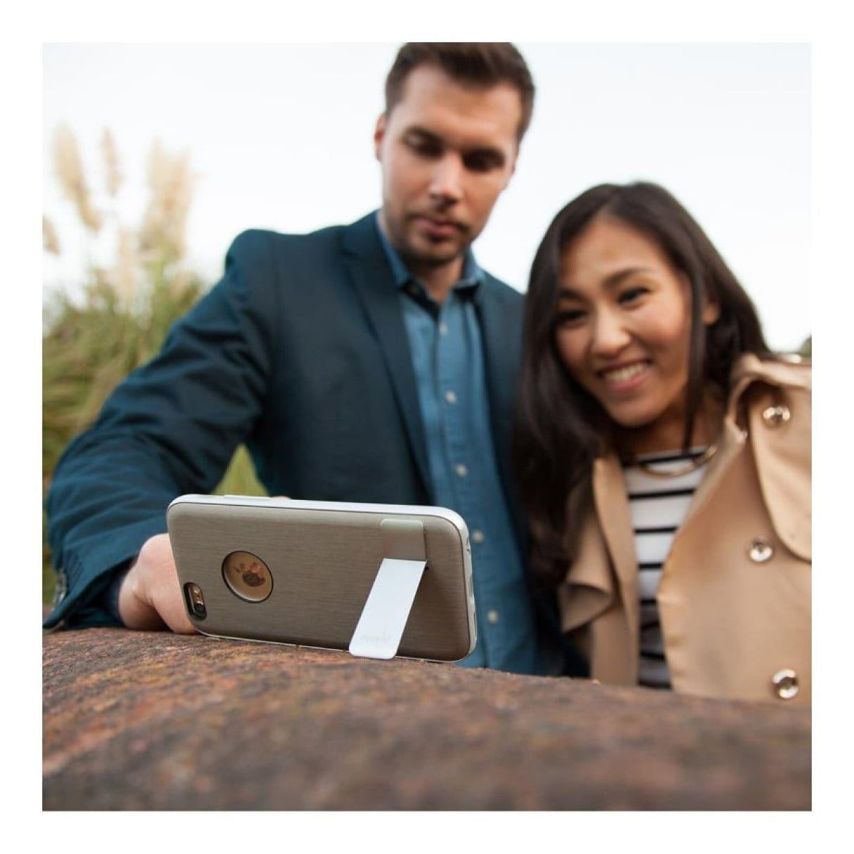 Moshi iGlaze Chameleon Hardhsell Protective Case for iPhone 6 - Steel Black 99MO080022