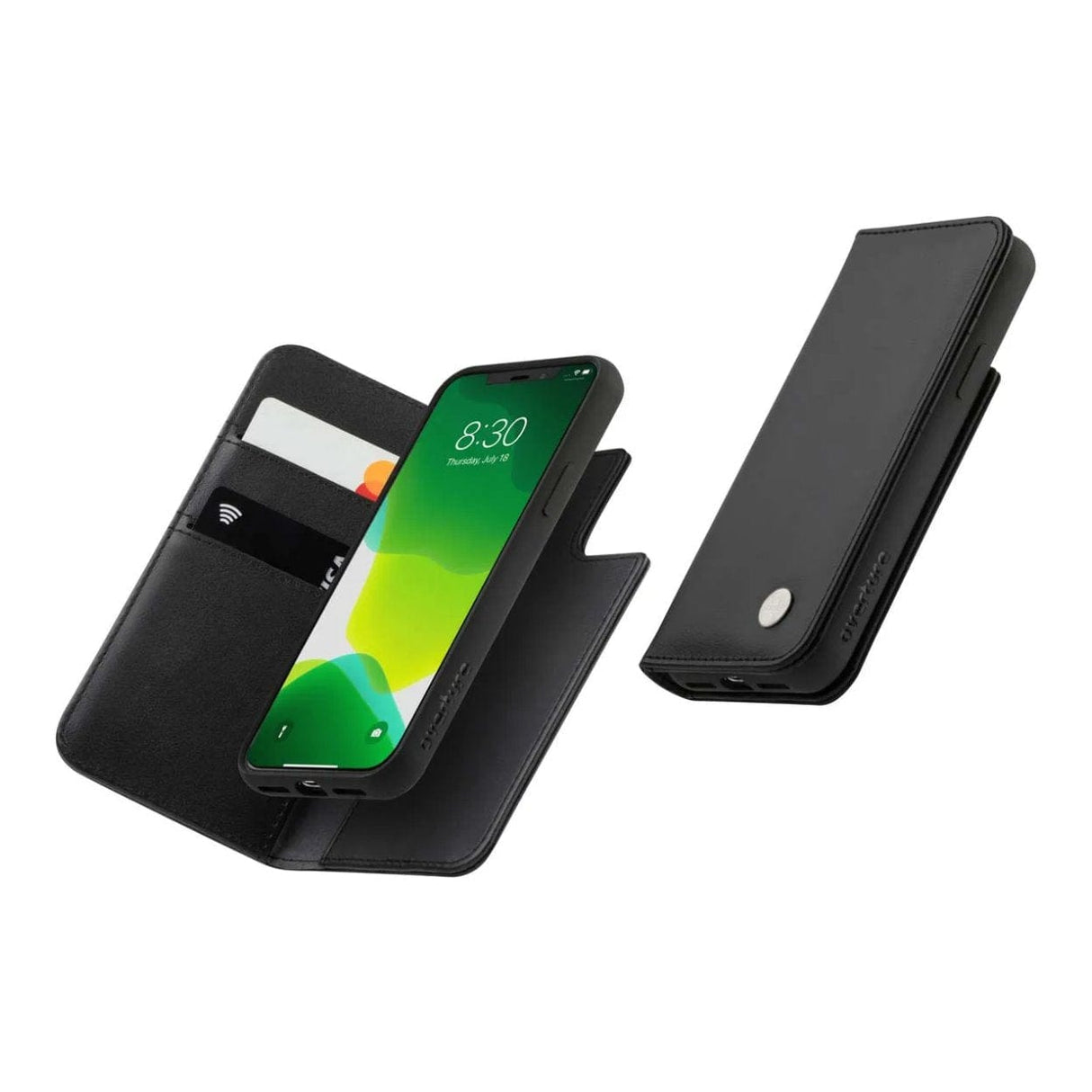 Moshi Overture SnapTo Case with Detachable Magnetic Wallet for iPhone 11 Pro - Jet Black