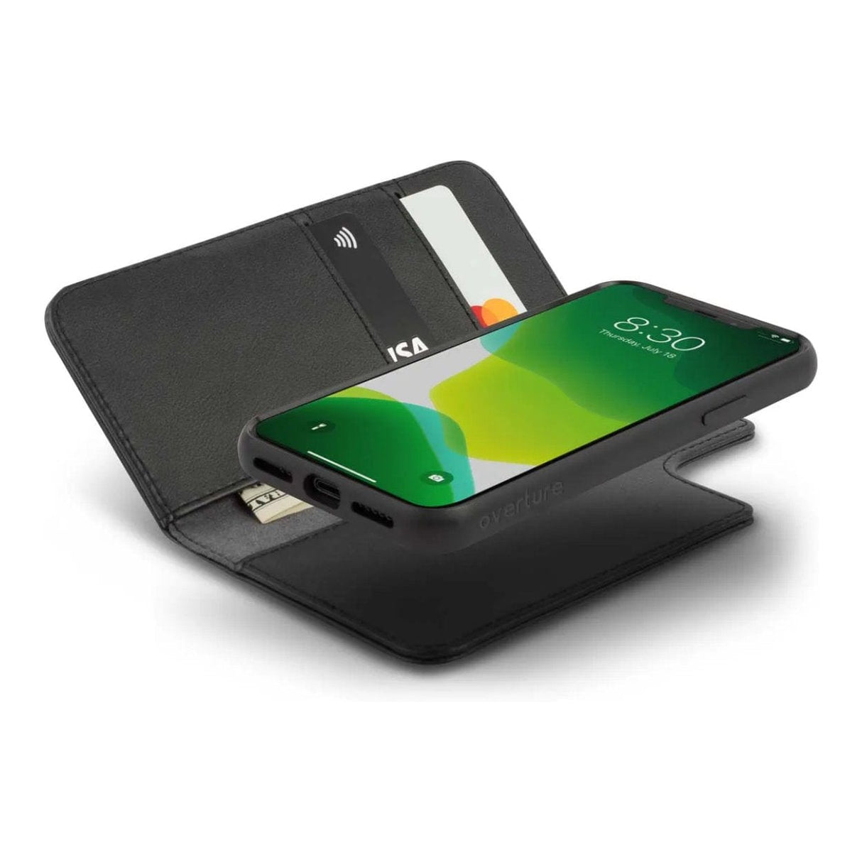 Moshi Overture SnapTo Case with Detachable Magnetic Wallet for iPhone 11 Pro - Jet Black