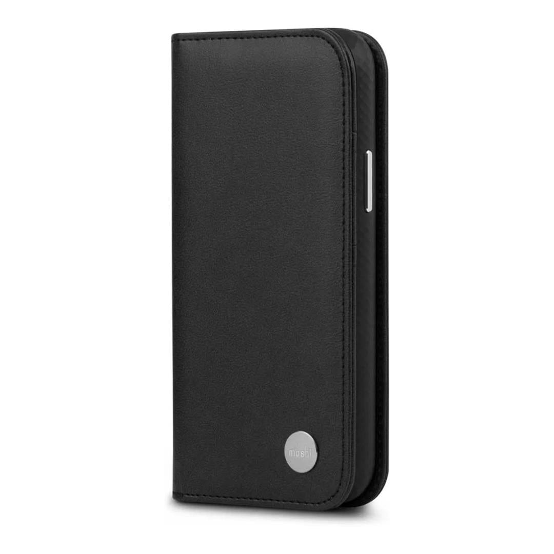 Moshi Overture SnapTo Case with Detachable Magnetic Wallet for iPhone 12 Mini - Jet Black
