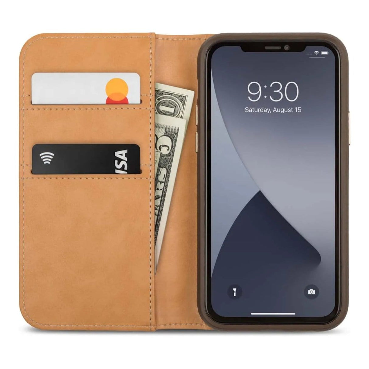 Moshi Overture SnapTo Case with Detachable Magnetic Wallet for iPhone 12 Mini - Luna Pink