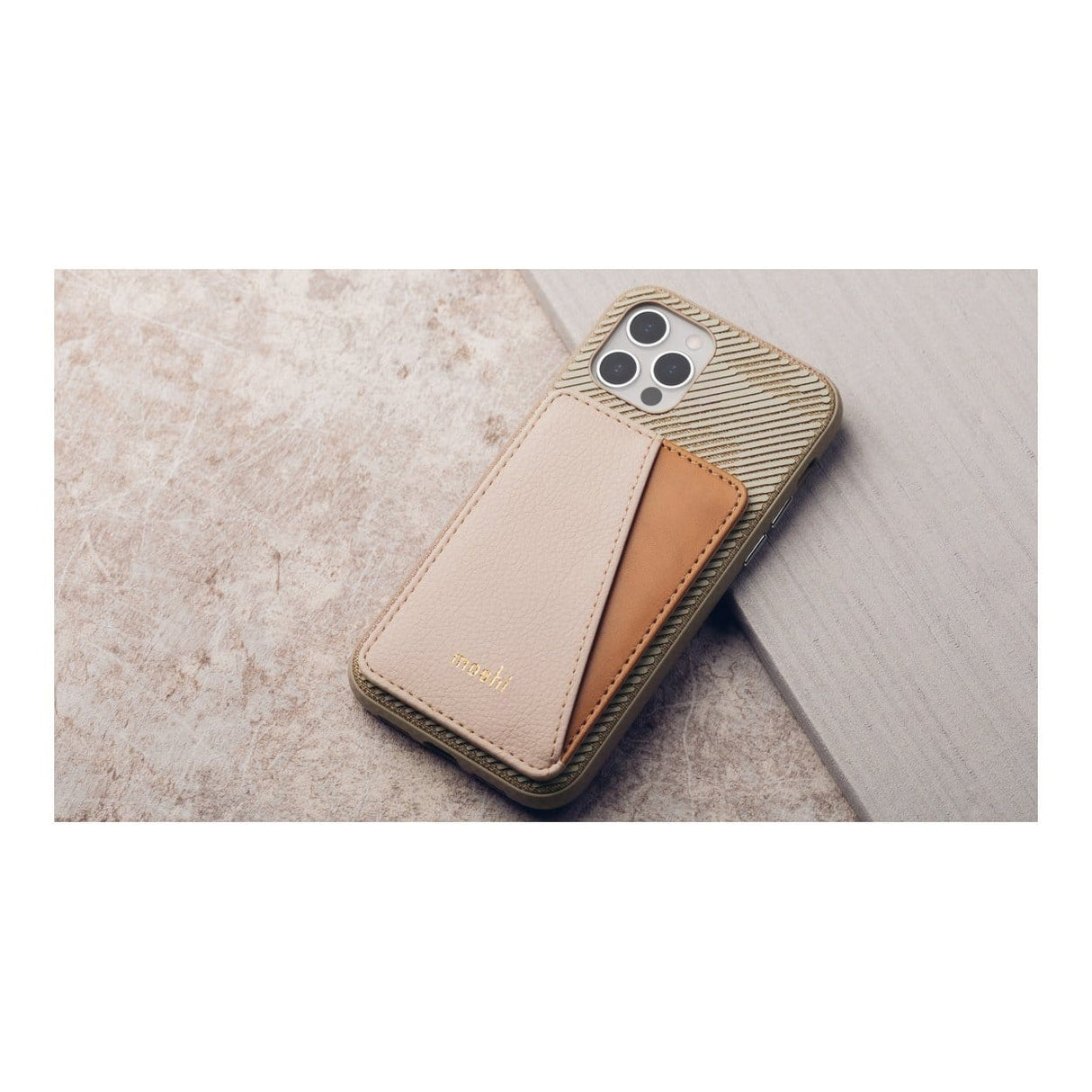 Moshi SnapTo Magnetic Slim Wallet Luna Pink 99MO095302