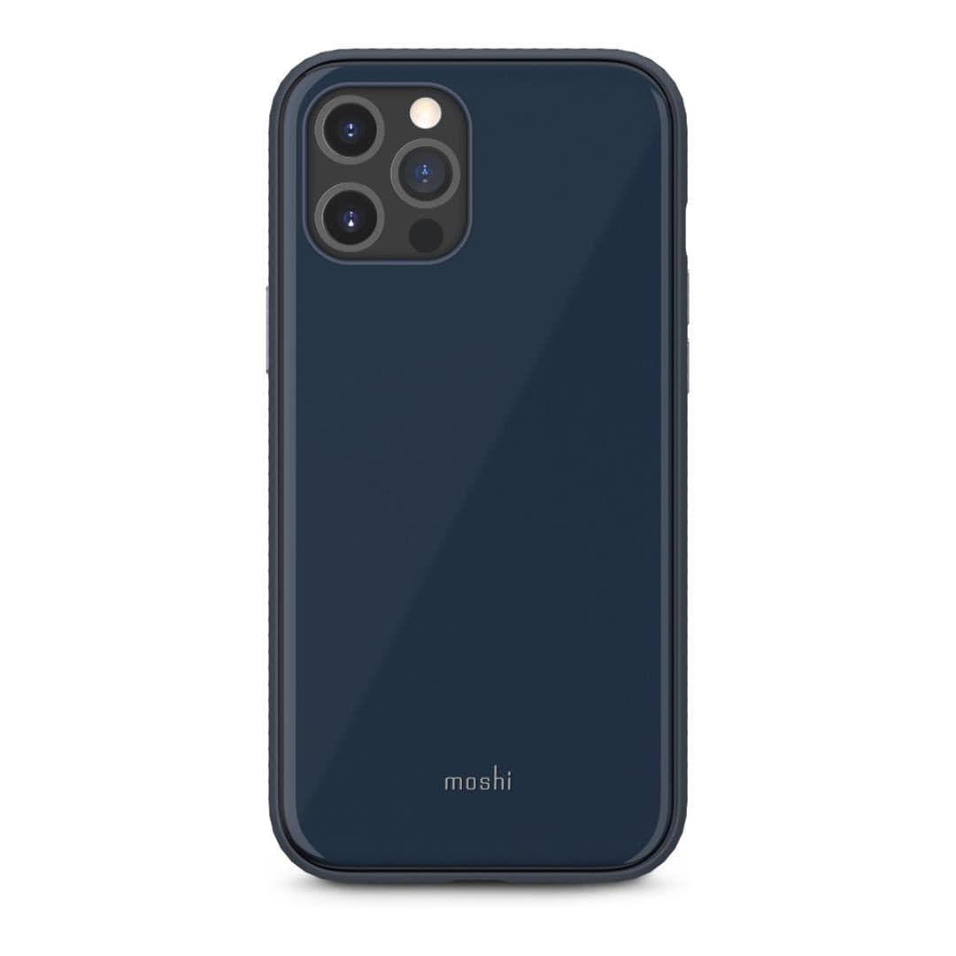 Moshi iGlaze SnapTo Slim Hardshell Case for iPhone 12 Pro Max - Slate Blue 99MO113533