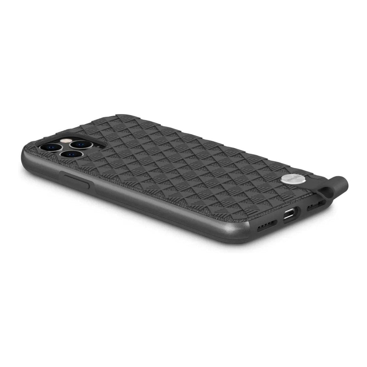 Moshi Altra SnapTo Slim Hardshell Case With Strap for iPhone 11 Pro - Shadow Black 99MO117004