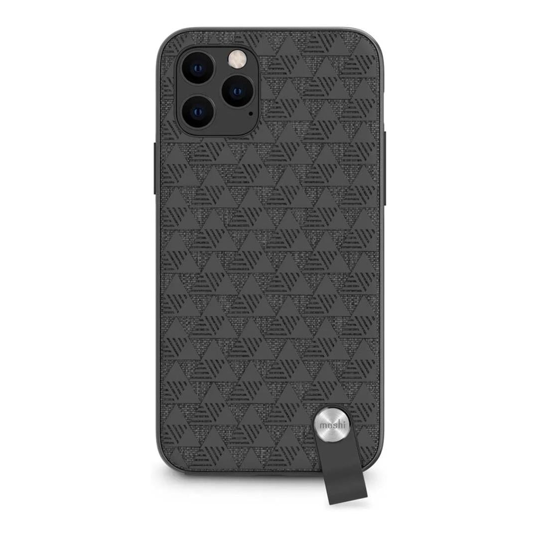 Moshi Altra SnapTo Slim Hardshell Case With Strap for iPhone 11 Pro - Shadow Black 99MO117004
