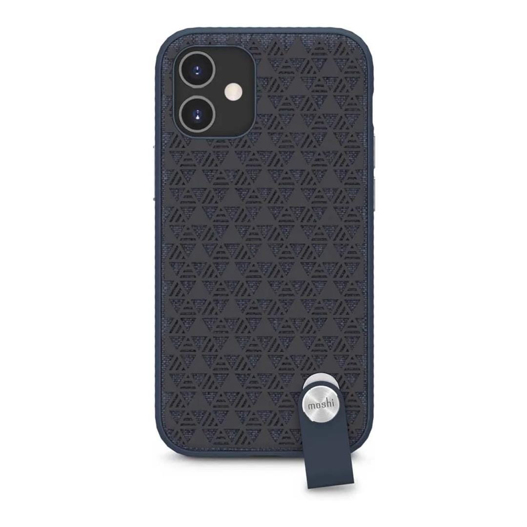 Moshi Altra SnapTo Slim Hardshell Case With Strap for iPhone 12 Mini - Midnight Blue