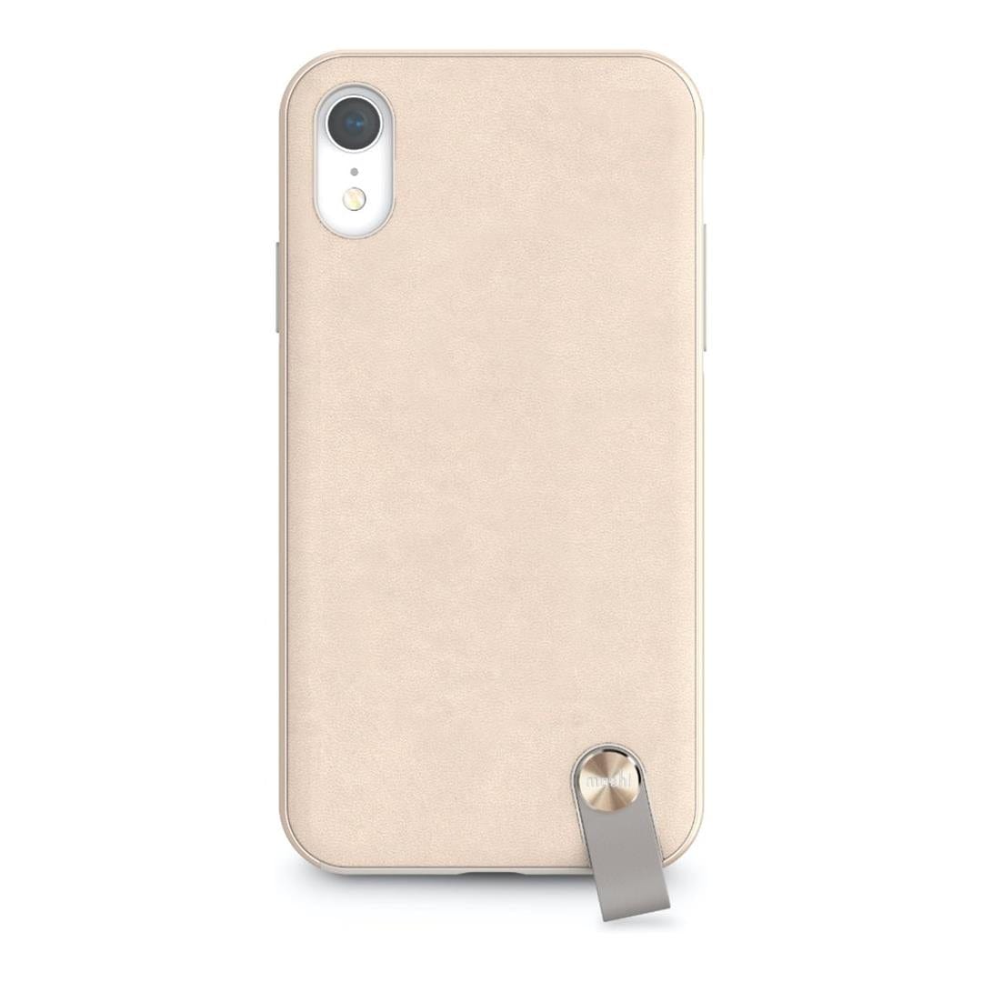 Moshi Altra SnapTo Slim Hardshell Case with Strap for iPhone XR - Savanna Beige