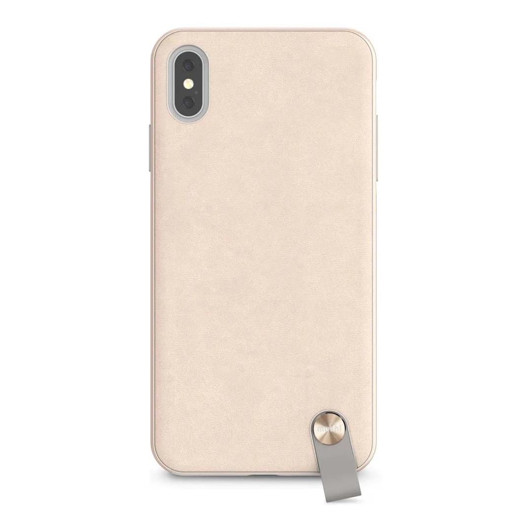 Moshi Altra SnapTo Slim Hardshell Case with Strap for iPhone XS Max - Beige 99MO117112