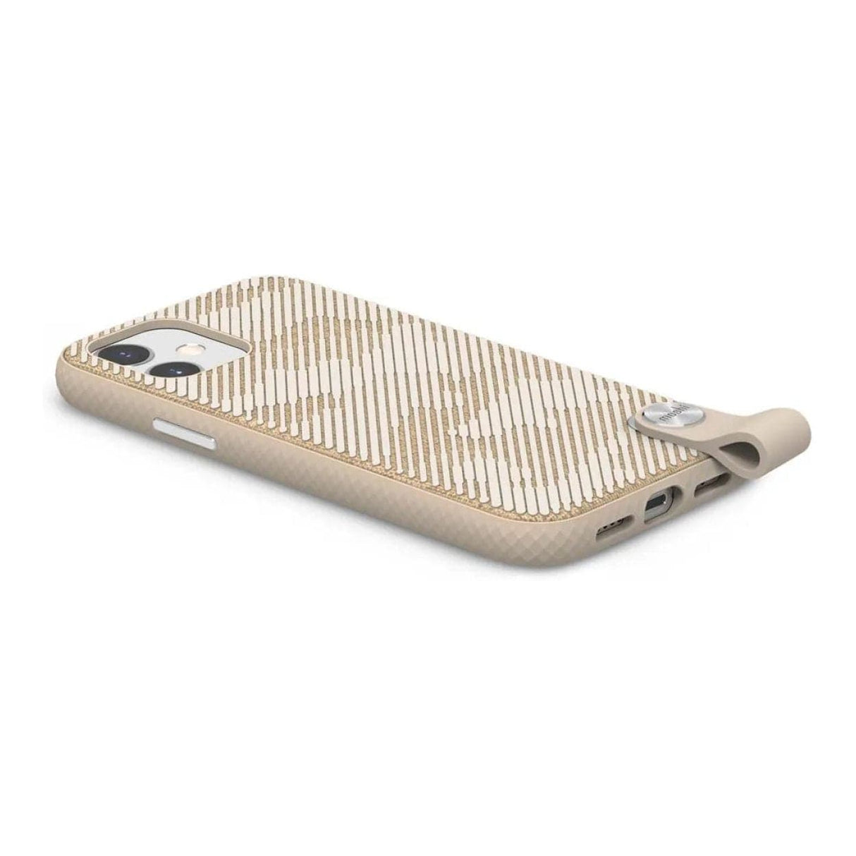 Moshi Altra SnapTo Slim Hardshell Case with Strap for iPhone 12 Mini - Sahara Beige