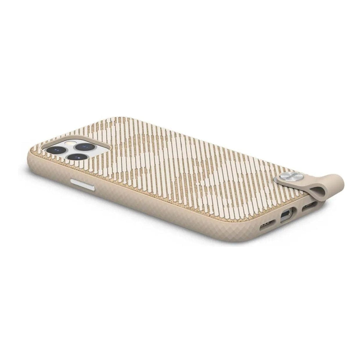 Moshi Altra SnapTo Slim Hardshell Case with Strap for iPhone 12 Pro - Sahara Beige