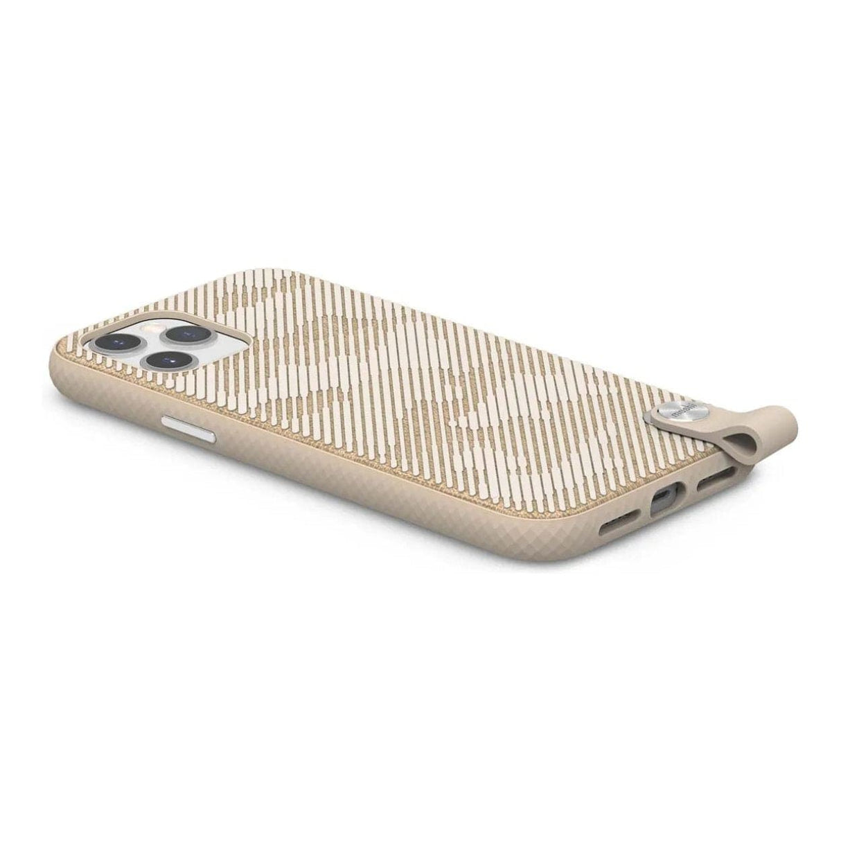 Moshi Altra SnapTo Slim Hardshell Case with Strap for iPhone 12 Pro Max - Sahara Beige