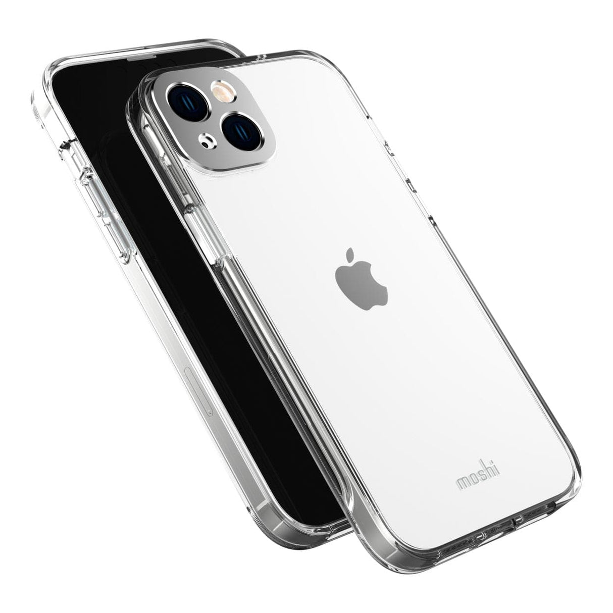 Moshi iGlaze Slim Hardshell Case for iPhone 14 Plus - Luna Silver 99MO137202
