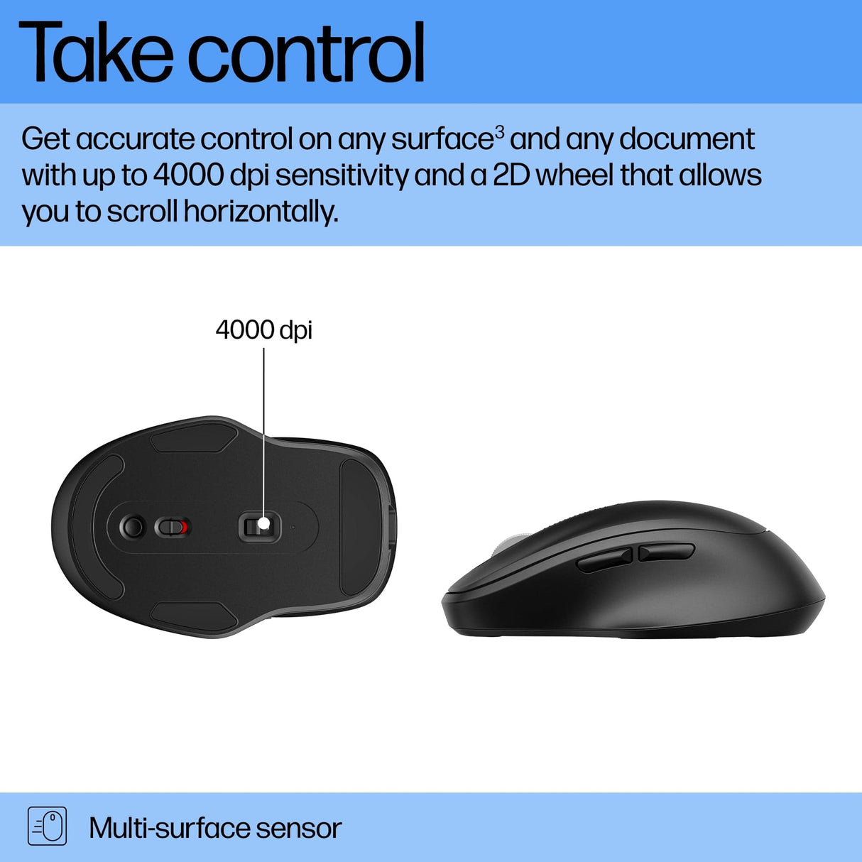 HP 515 Ultra-Fast Rechargeable Wireless Mouse 9C2F7AA