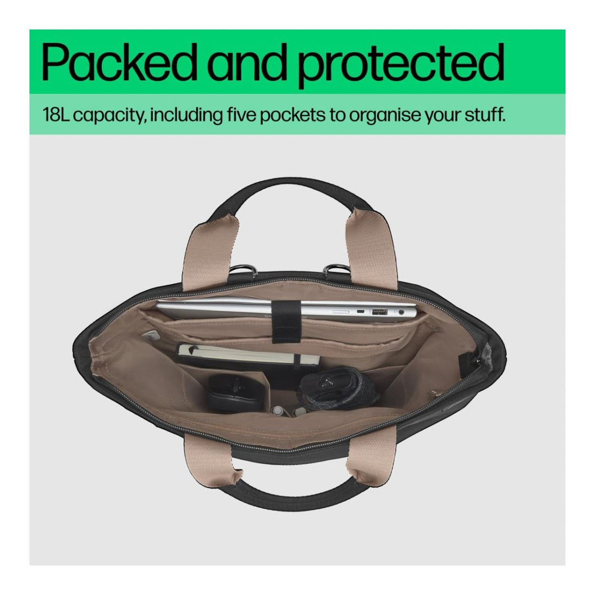 HP 14-inch Convertible Notebook Backpack Tote 9C2H0AA