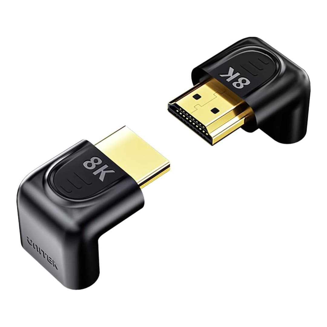 Unitek 8K HDMI Right Angle Adapter A1046ABK03