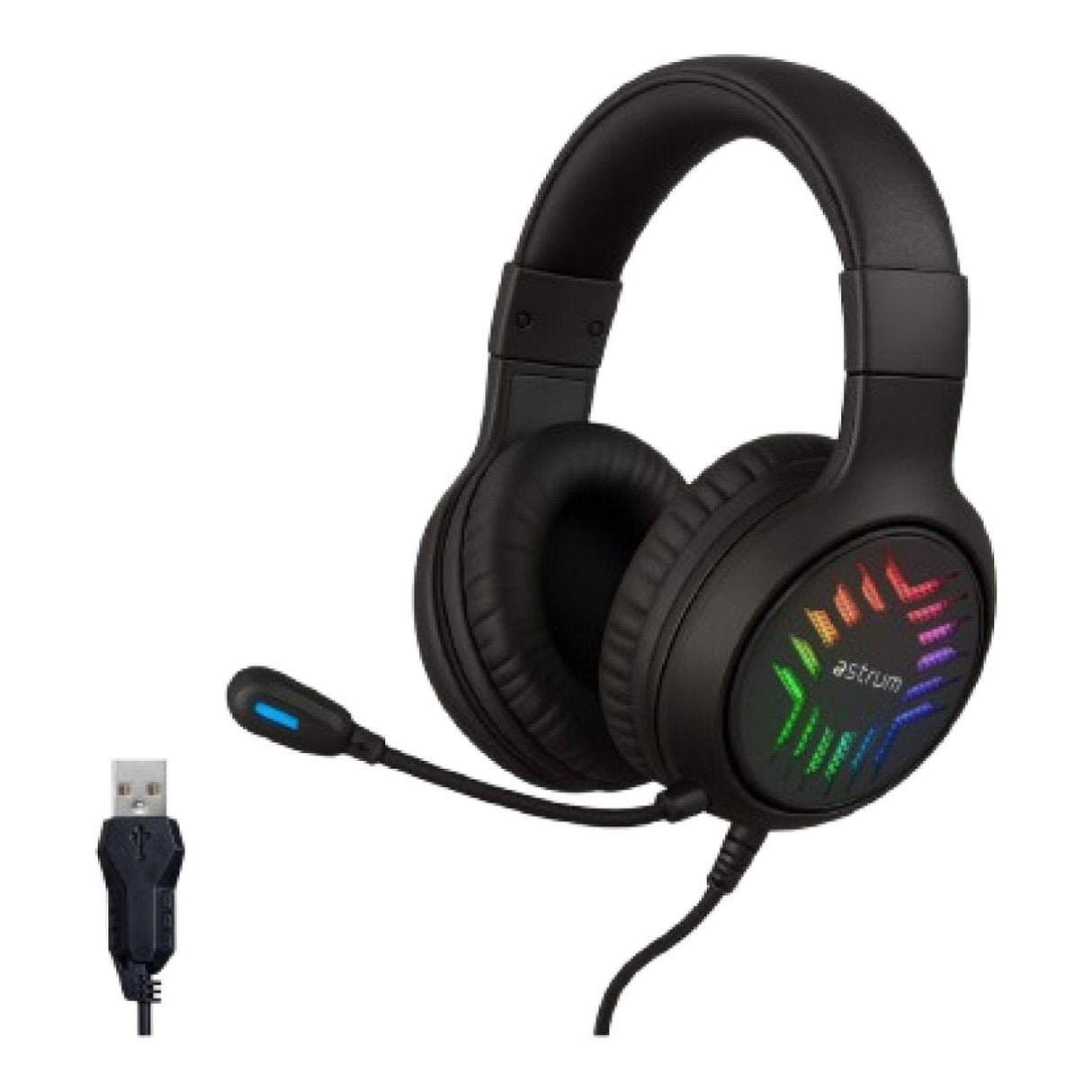 Astrum HG200 RGB Wired Gaming Headset Black A12120-B